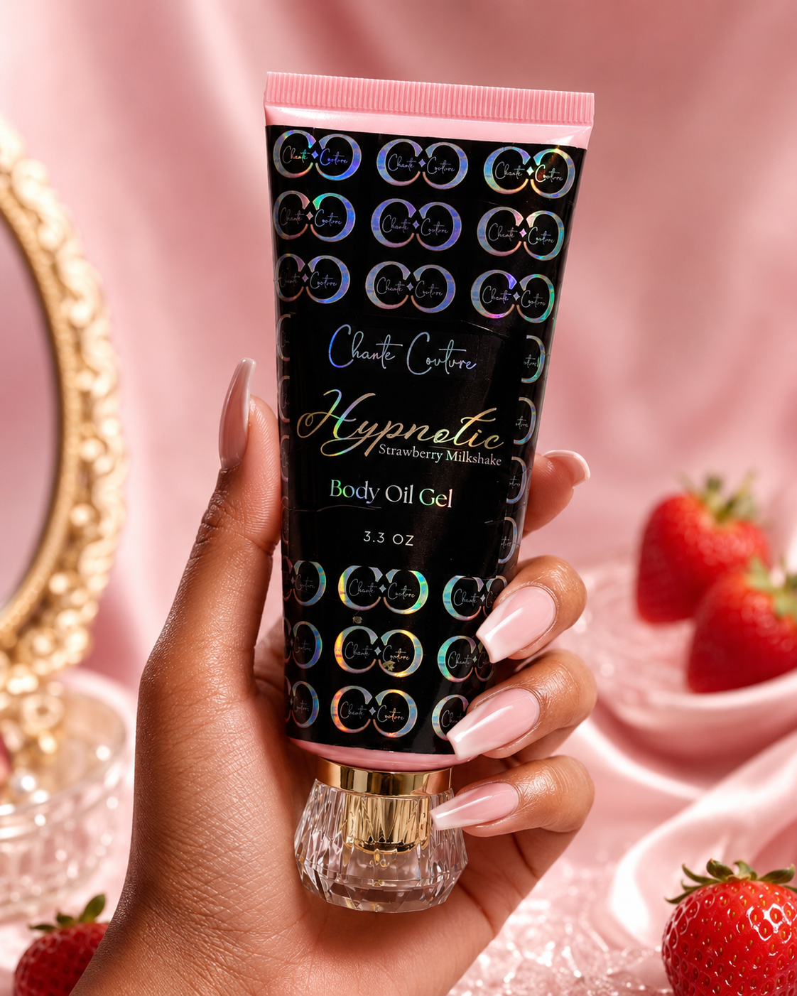 Hypnotic Strawberry Milkshake Body Oil Gel