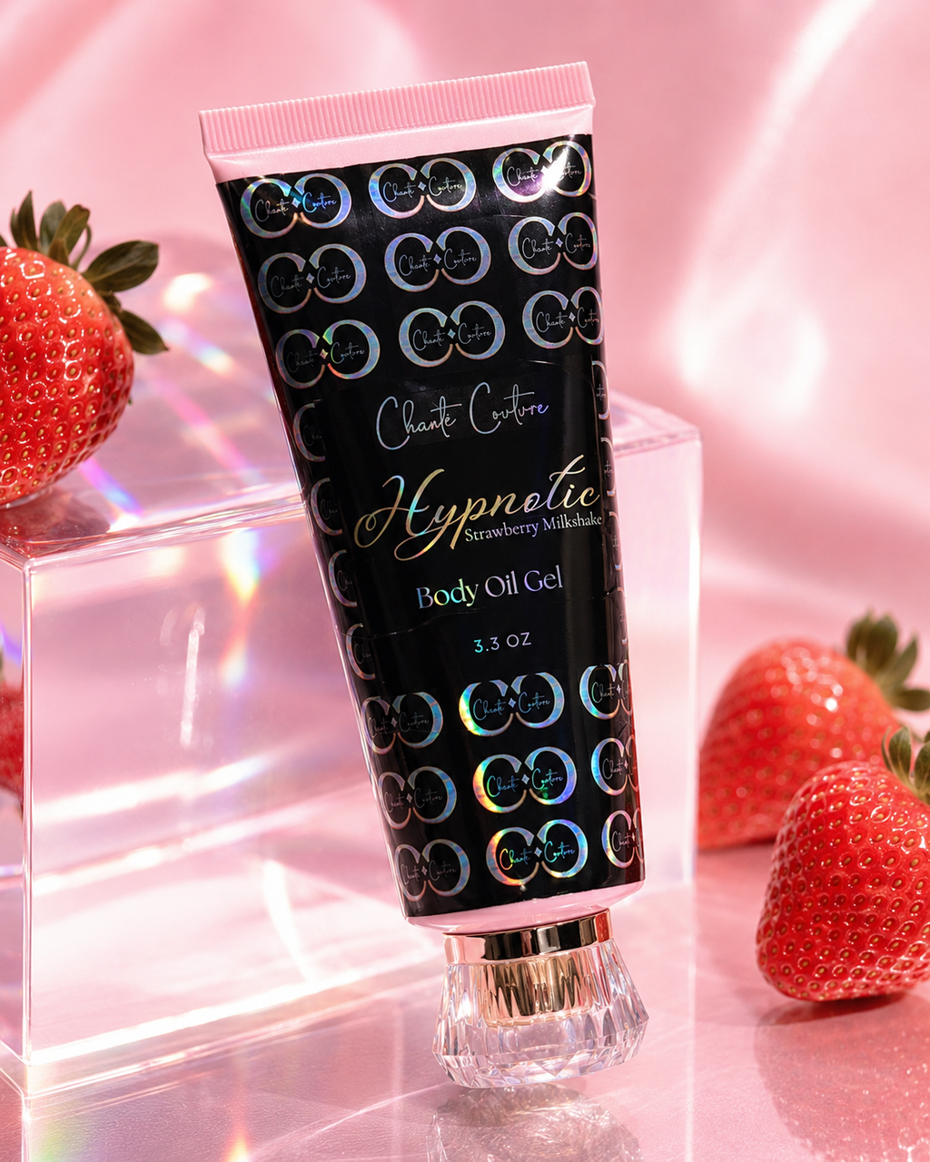 Hypnotic Strawberry Milkshake Body Oil Gel